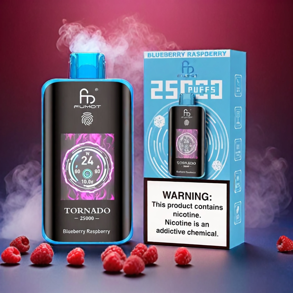 Fumot Tornado 25000 Puffs Vape - Blueberry Raspberry