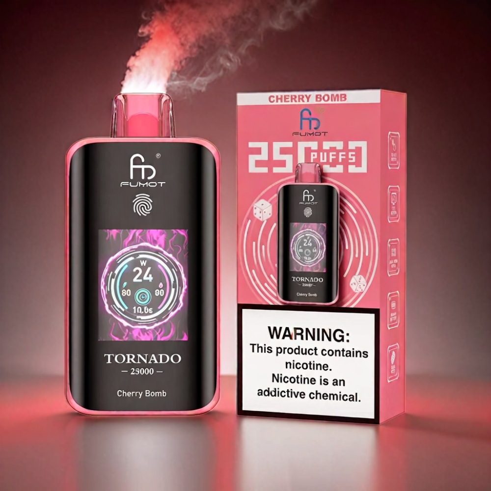 Fumot Tornado 25000 Puffs Vape - Cherry Bomb