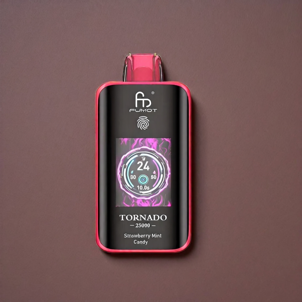 Fumot Tornado 25000 Puffs Vape - Strawberry Mint Candy