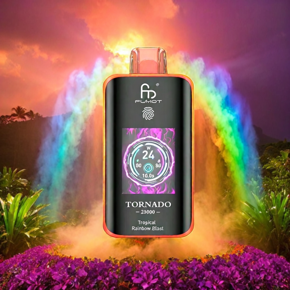 Fumot Tornado 25000 Puffs Vape - Tropical Rainbow Blast
