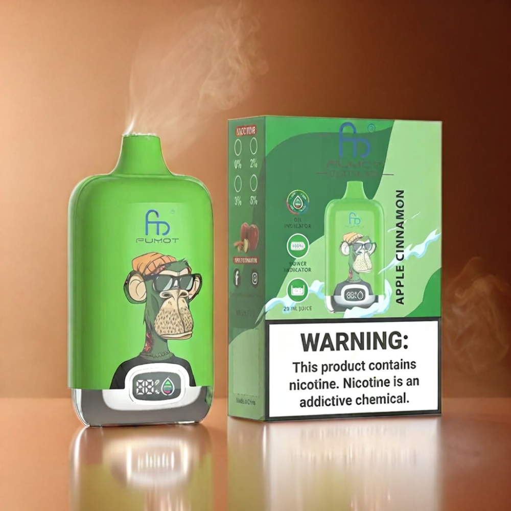 Fumot Tornado Digital Box 12000 Puffs Vape Apple Cinnamon Fumot Tornado Digital Box - 12000 Puffs - Australia Wholesale