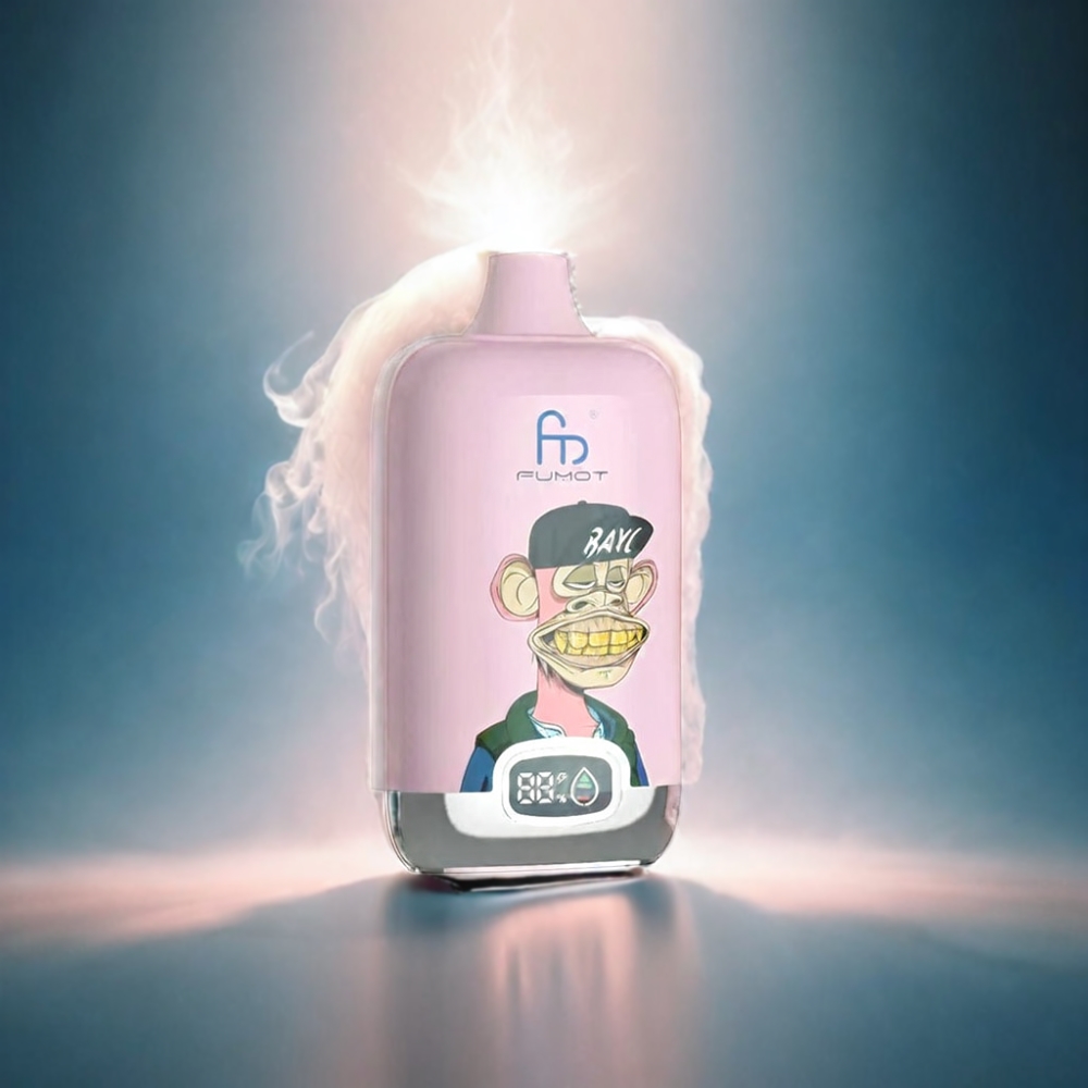 Fumot Tornado Digital Box 12000 Puffs Vape Peach Ice