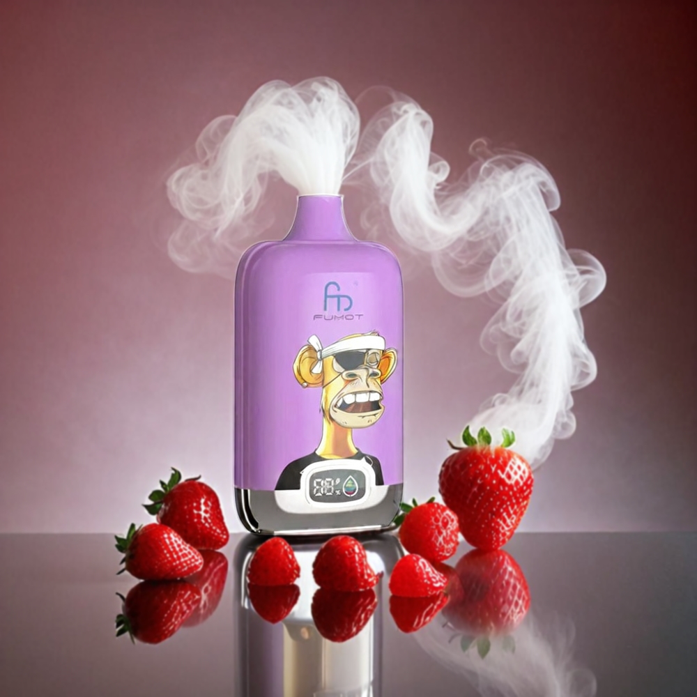 Fumot Tornado Digital Box 12000 Puffs Vape Strawberry Grape, Fumot Tornado Digital Box 12000 Puffs - Australia Wholesale