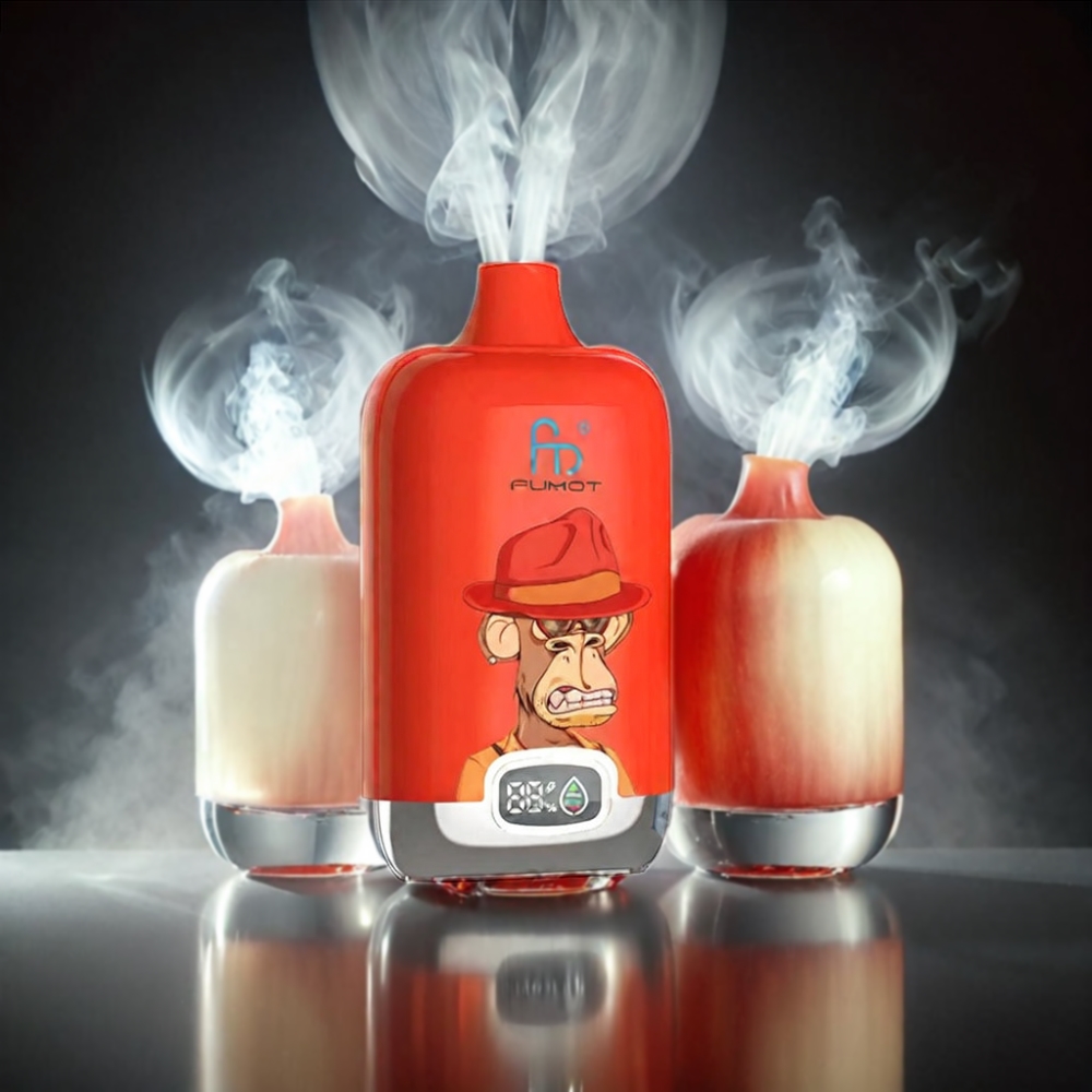 Fumot Tornado Digital Box 12000 Puffs Vape (Two Apple)