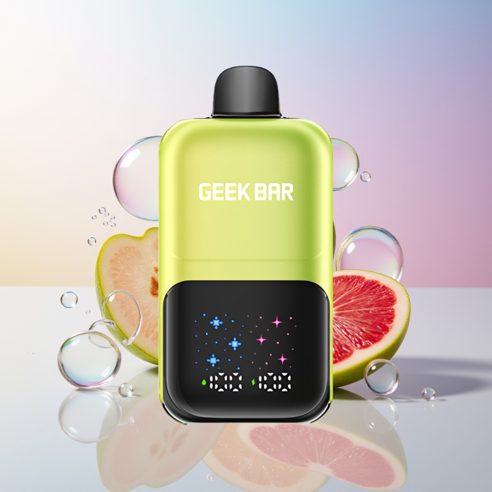 GEEKBAR 2GO Australia Wholesale 20mL 50000 Puffs Dual Tank Disposable Vape Pen with Adjustable Flavors Sour Apple Ice