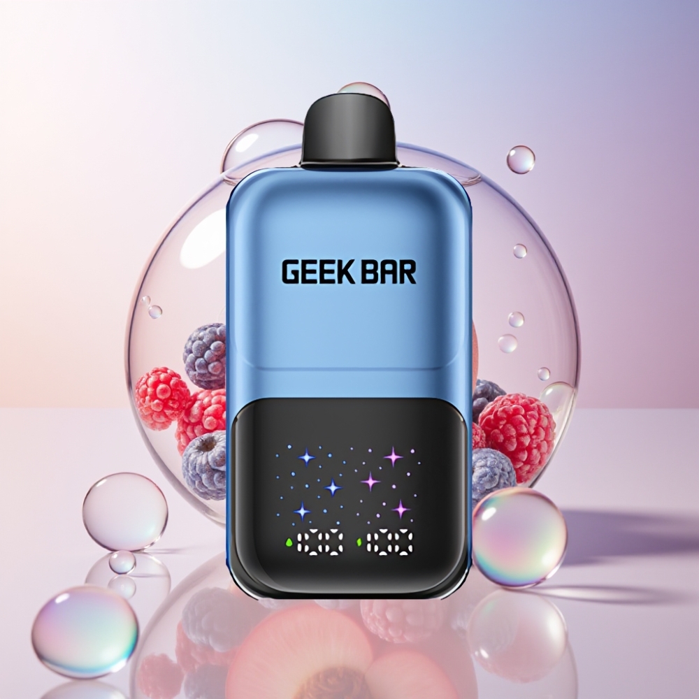 GEEKBAR 2GO Australia Wholesale 20ml 50000 Puffs Dual Tanks Disposable Vape Pen Peach & Berries