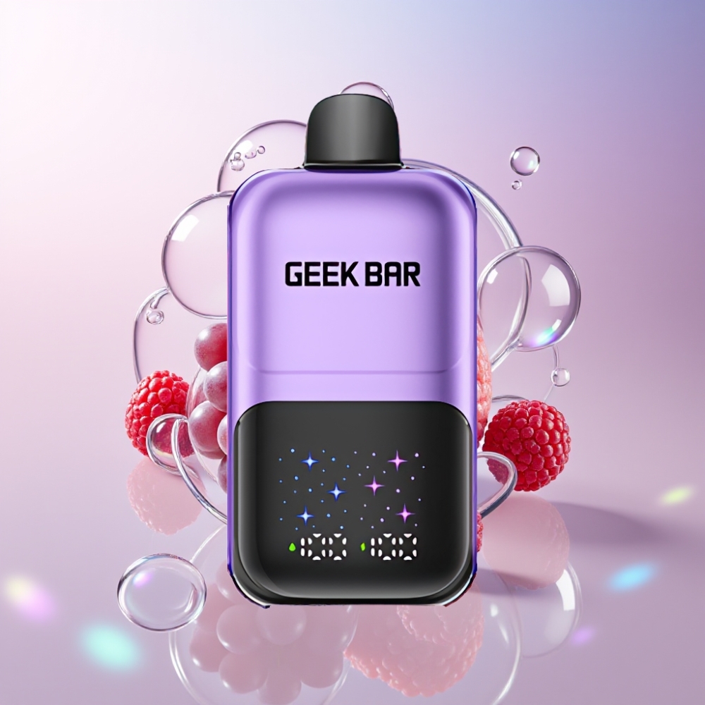 GEEKBAR 2GO Australia Wholesale 50000 Puffs 20mL Dual Tank Disposable Vape Pen - Grape & Raspberry