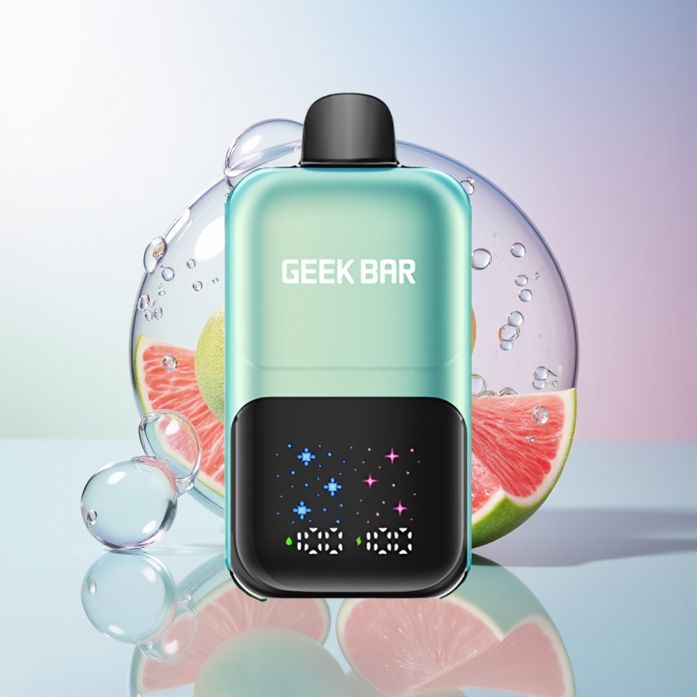 GEEKBAR 2GO Australia Wholesale 50000 Puffs Dual Tank 20mL Rechargeable Disposable Vape Pen Cool Mint Ice