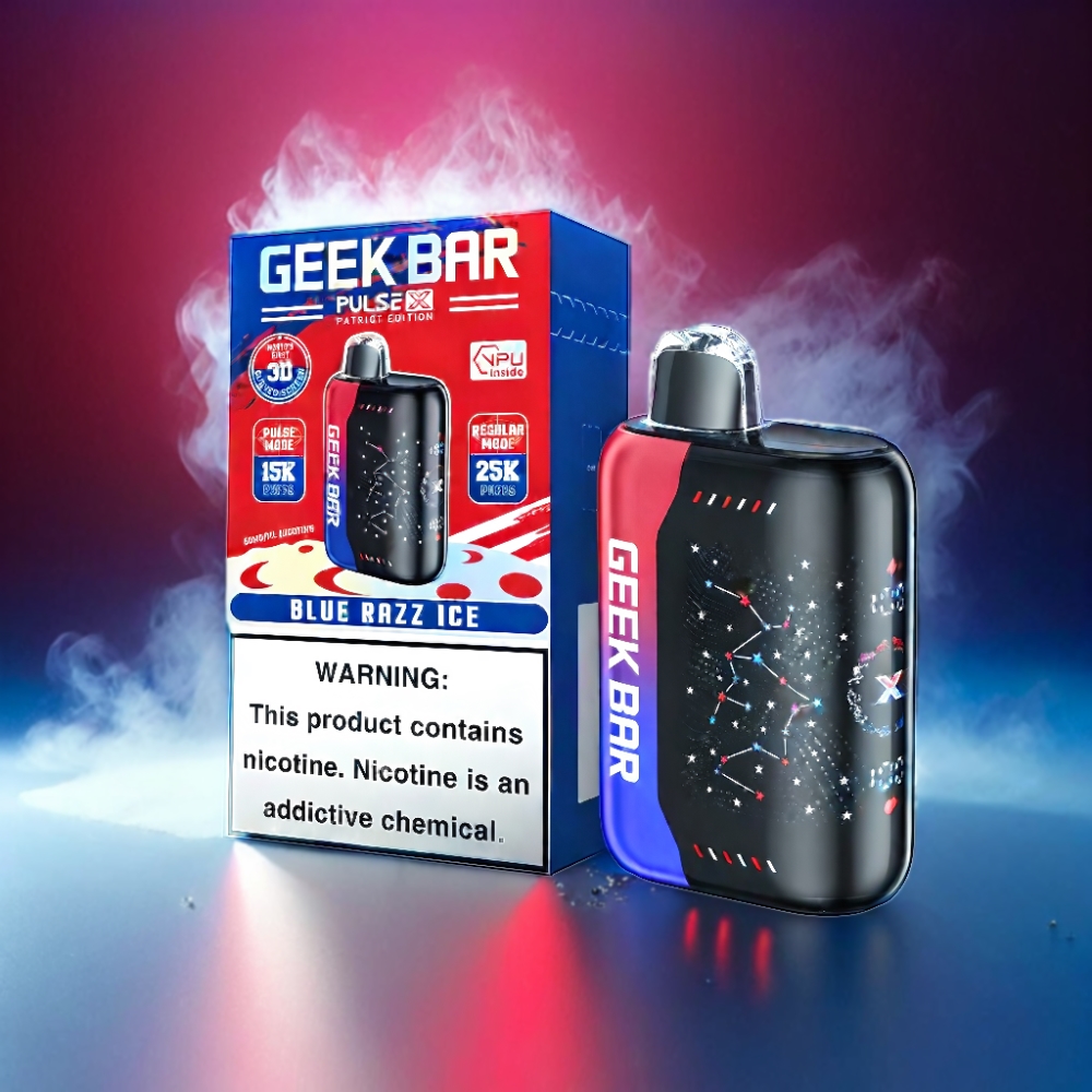 Geek Bar Pulse X 25000 Puffs Vape Patriot Edition Geek Bar Pulse X 25000 Puffs - Australia Wholesale
