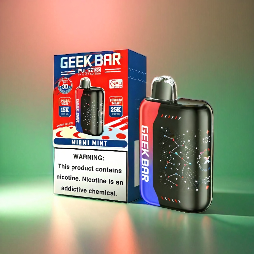 Geek Bar Pulse X 25000 Puffs Vape Patriot Edition
Geek Bar Pulse X 25000 Puffs - Australia Wholesale