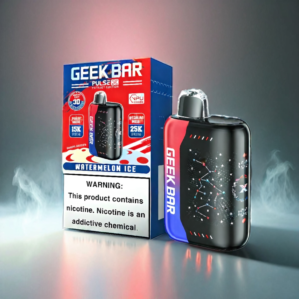 Geek Bar Pulse X 25000 Puffs Vape Patriot Edition
Geek Bar Pulse X 25000 Puffs - Australia Wholesale