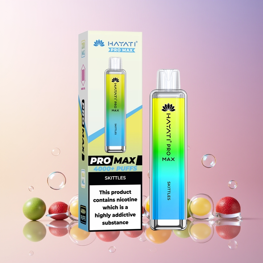 Hayati Pro Max 4000 Puffs Disposable Vape – 1400mAh Rechargeable, 2%/5% Nicotine, Australia Wholesale, TPD-Compliant
