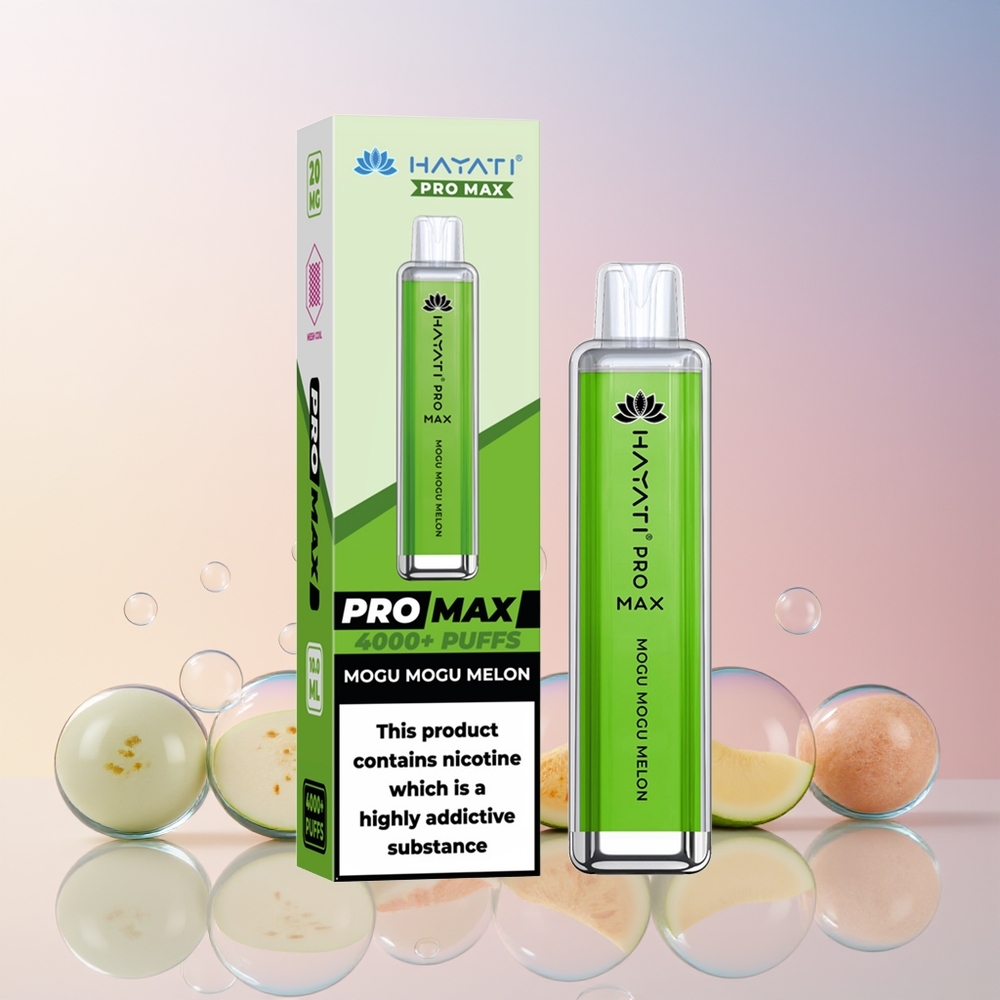 Hayati Pro Max 4000 Puffs Disposable Vape – 1400mAh Rechargeable, 5% Nicotine, Dual Mesh Coil | Australia Wholesale
