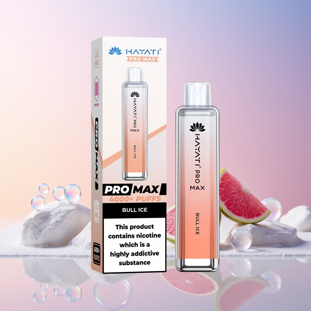 Hayati Pro Max 4000 Puffs Disposable Vape – Rechargeable, 2%/5% Nicotine, 1400mAh Battery, Australia Wholesale