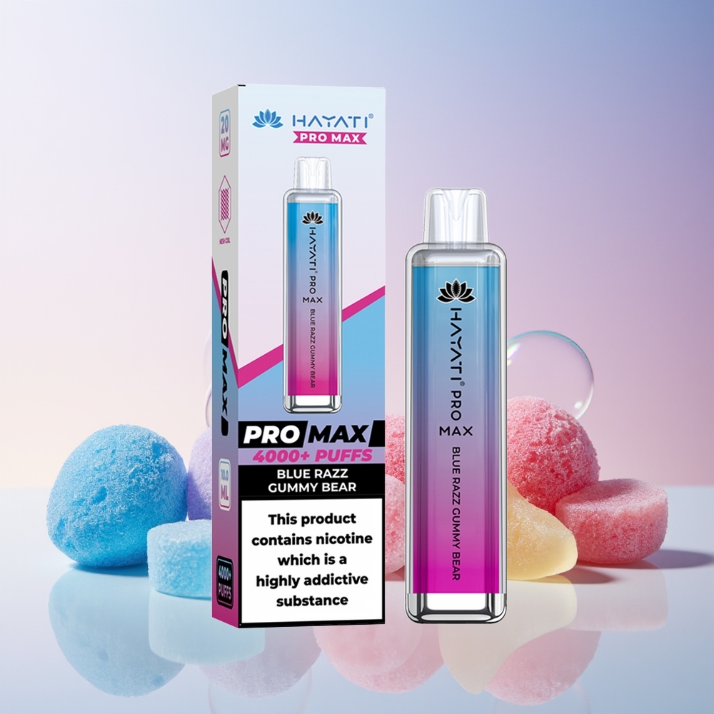 Hayati Pro Max 4000 Puffs Rechargeable Vape – 1400mAh Battery, Dual Mesh Coil | Australia Wholesale