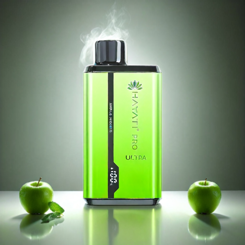 Hayati Pro Ultra 15000 Puffs Vape - Apple Mojito Hayati Pro Ultra 15000 Puffs - Australia Wholesale