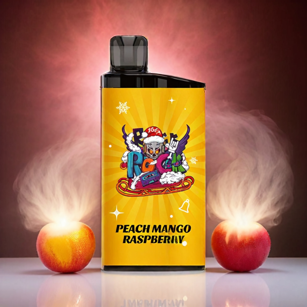 Iget Bar 3500 Puffs Peach Mango Raspberry Vape