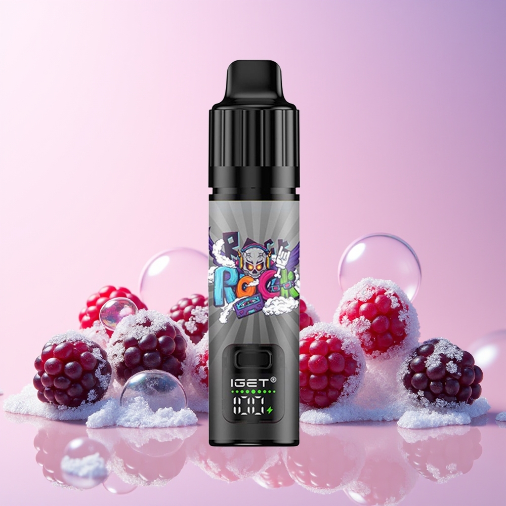 IGET BAR PLUS S3 POD 10000 Puffs Disposable Vape – 5% Nicotine, 18mL E-liquid, 950mAh Rechargeable (Blackberry Ice) | Australia Wholesale