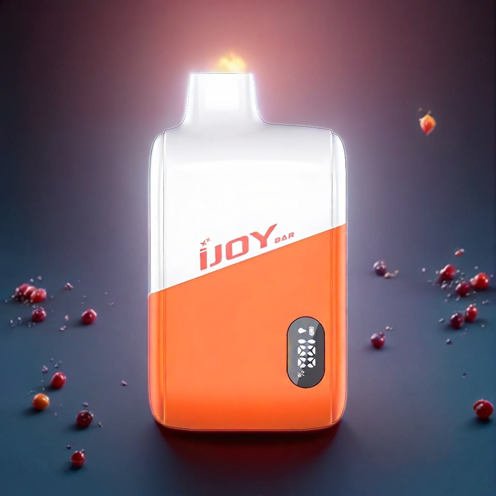 IJOY Bar IC8000 Disposable Vape – 8000 Puffs, 18ml, 5% Nicotine, Type-C Charging | Australia Wholesale (Peach Blueberry)