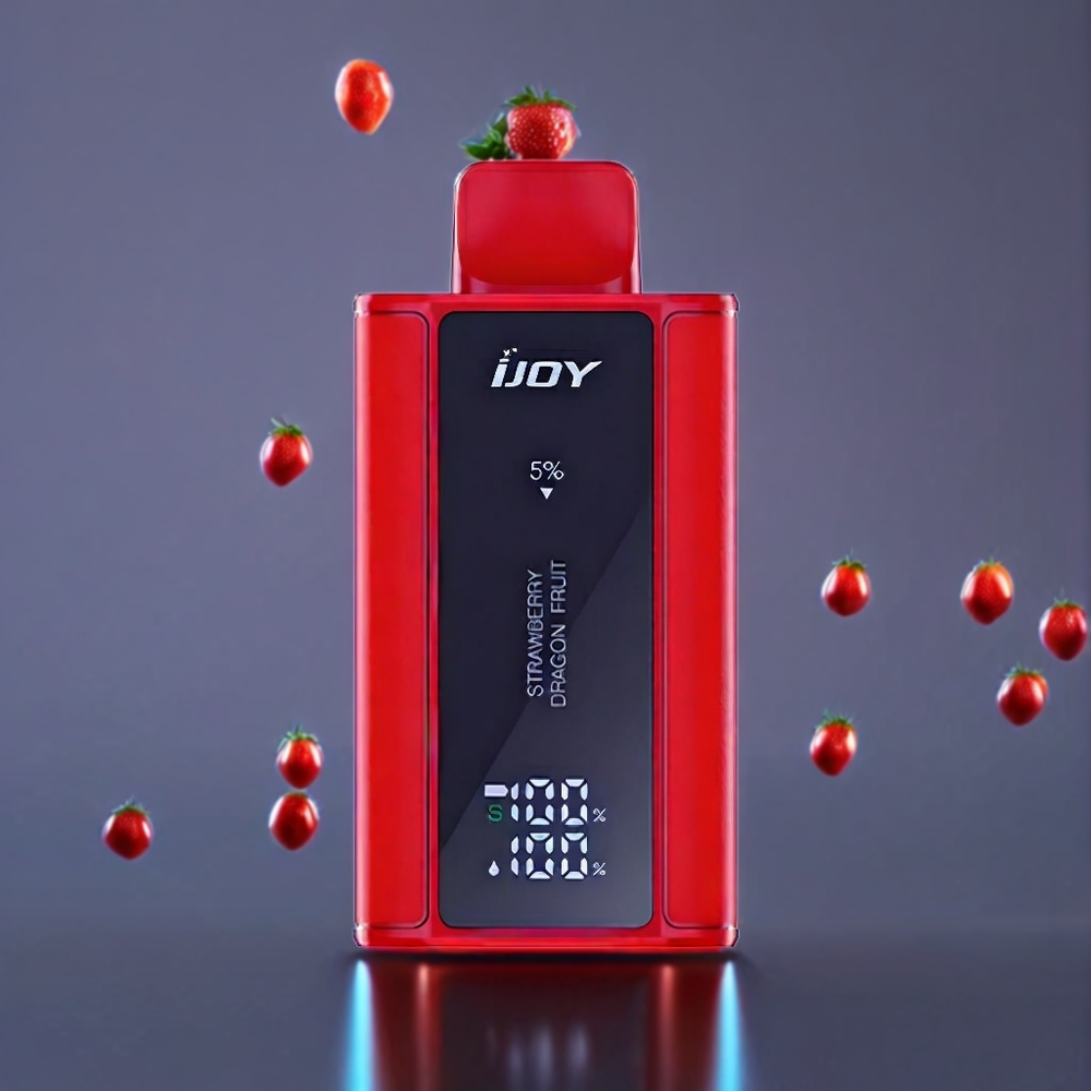 Australia Wholesale IJOY Captain 10000 Puffs Disposable Vape – 18ml, 5% Nicotine, Strawberry Dragon Fruit