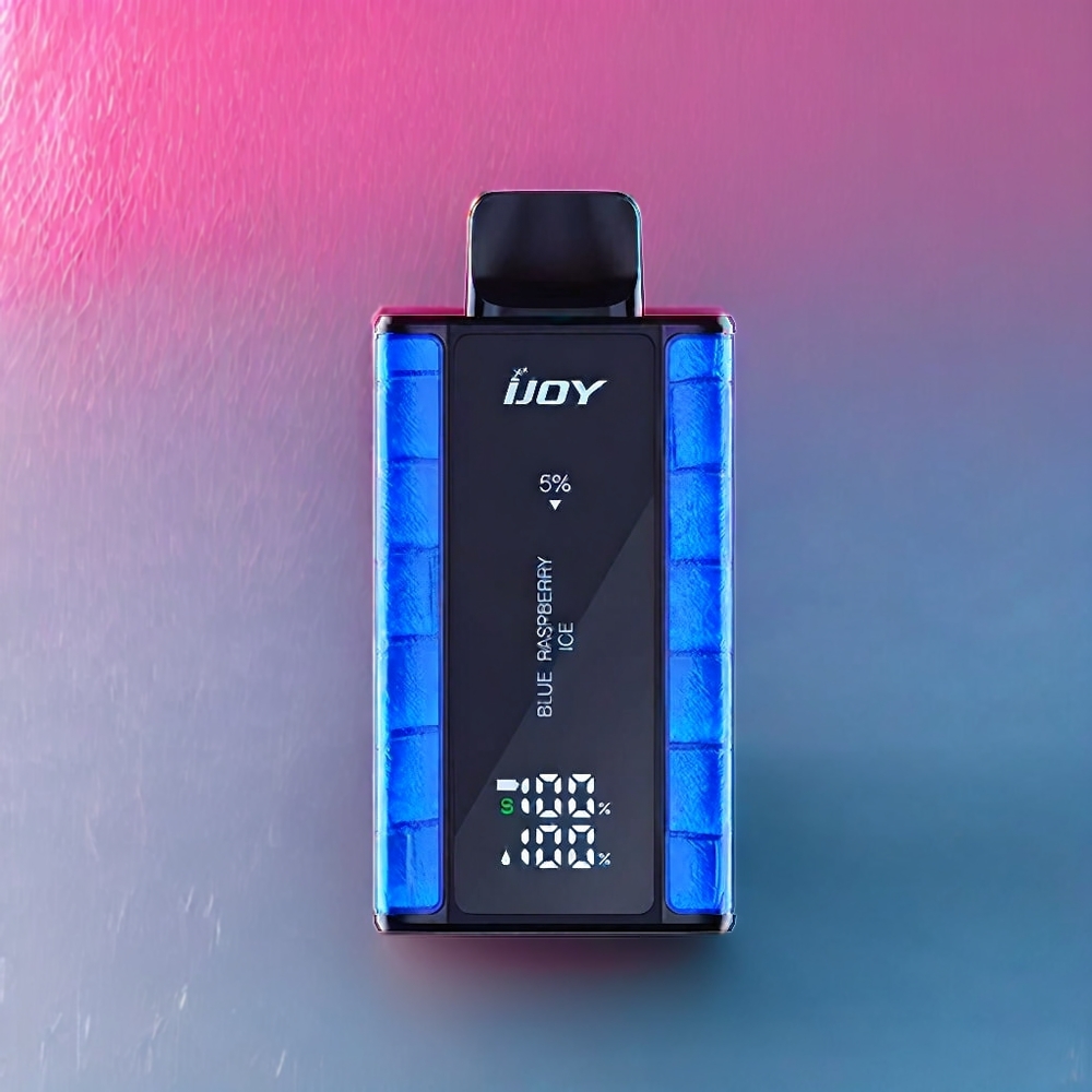 Australia Wholesale IJOY Captain 10000 Puffs Disposable Vape – 18ml Blue Raspberry Ice, 5% Nicotine, Type-C Charging