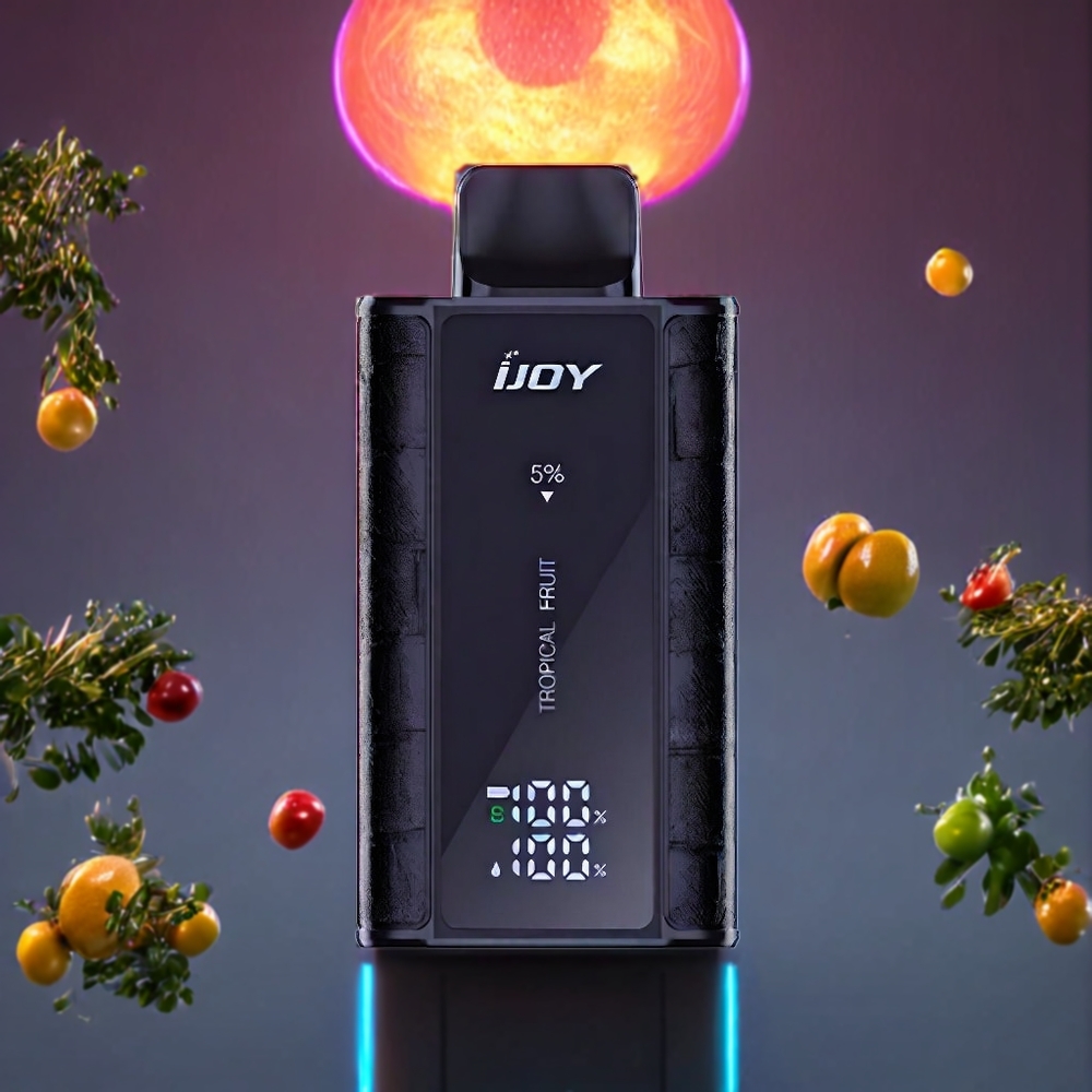 IJOY Captain 10000 Puffs Disposable Vape – 18ml 5% Nicotine, Type-C Charging, Adjustable Power – Australia Wholesale (Tropical Fruit)