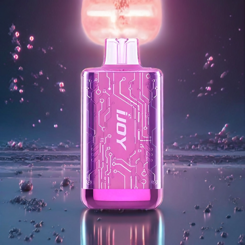 Australia Wholesale IJOY CYBER 5500 Puffs Disposable Vape - 13mL Prefilled, 1.0惟 Dual Coil, Type-C Charging (Grape Ice)