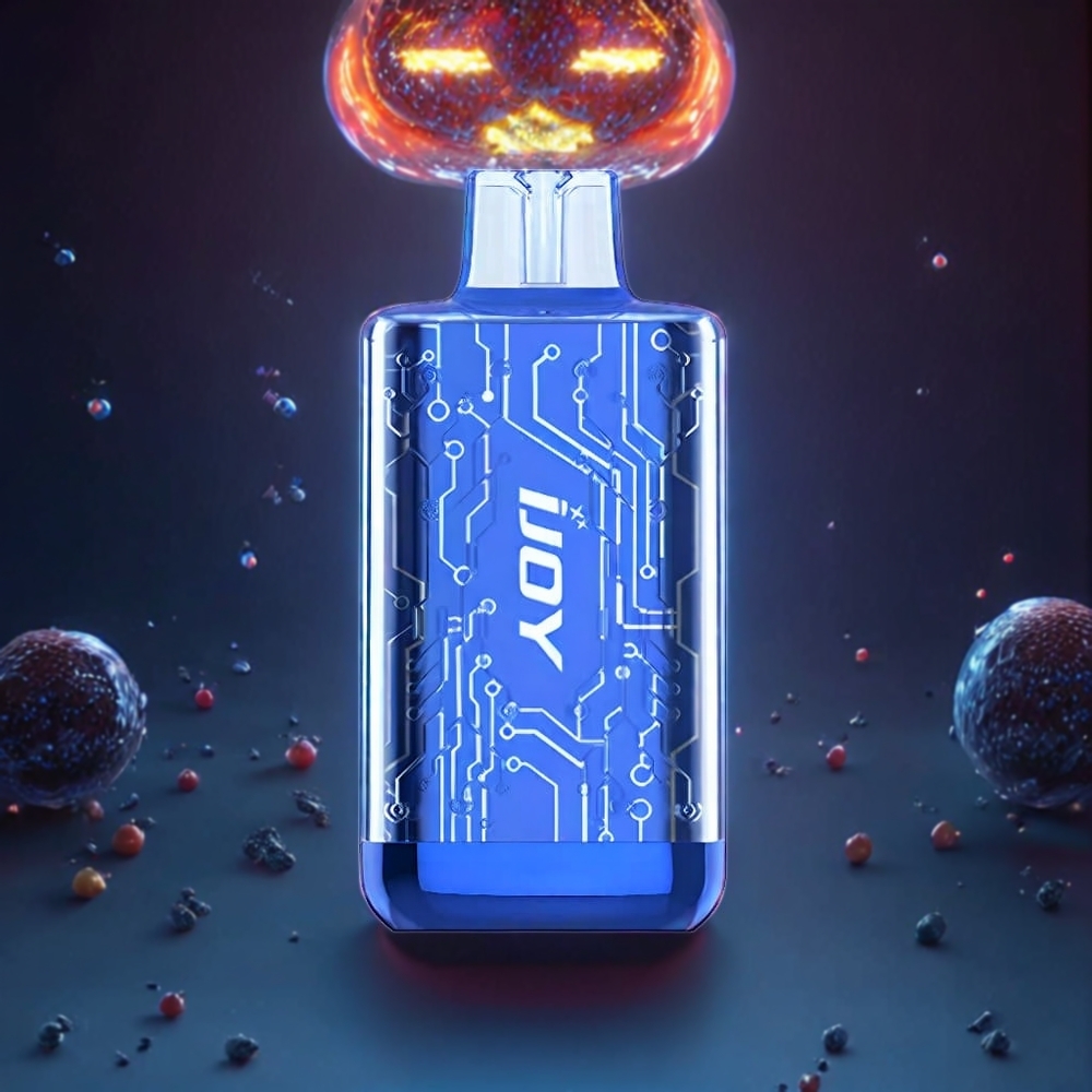 IJOY CYBER 5000 Puffs Disposable Vape - 13ml Prefilled, 550mAh Rechargeable, Type-C (Australia Wholesale) - Blue Razz