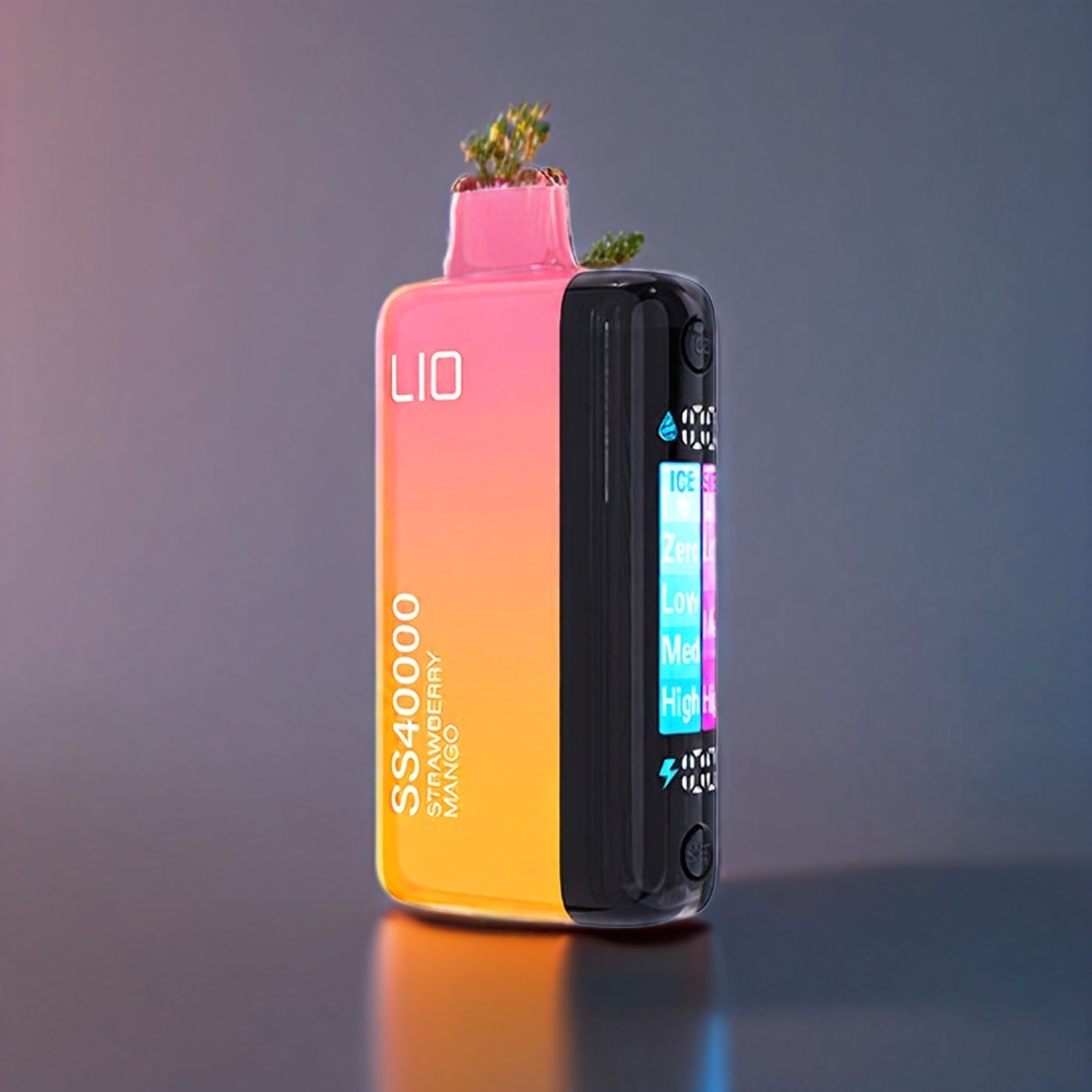 Australia Wholesale IJOY LIO SS40000 Disposable Vape – 40000 Puffs, 22ML, Adjustable Airflow, Strawberry Mango
