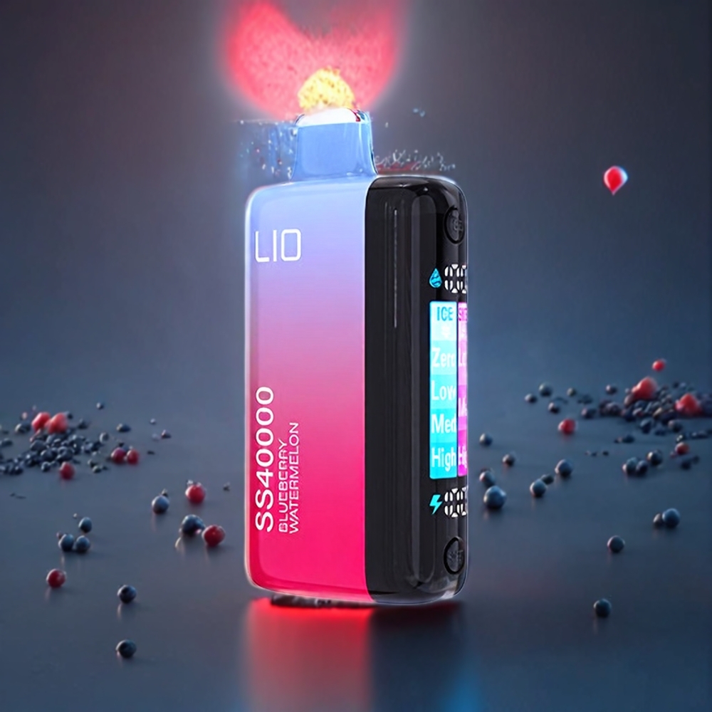 IJOY LIO SS40000 Disposable Vape – 22ML 40000 Puffs, 1100mAh, Adjustable Airflow (Blueberry Watermelon) – Australia Wholesale