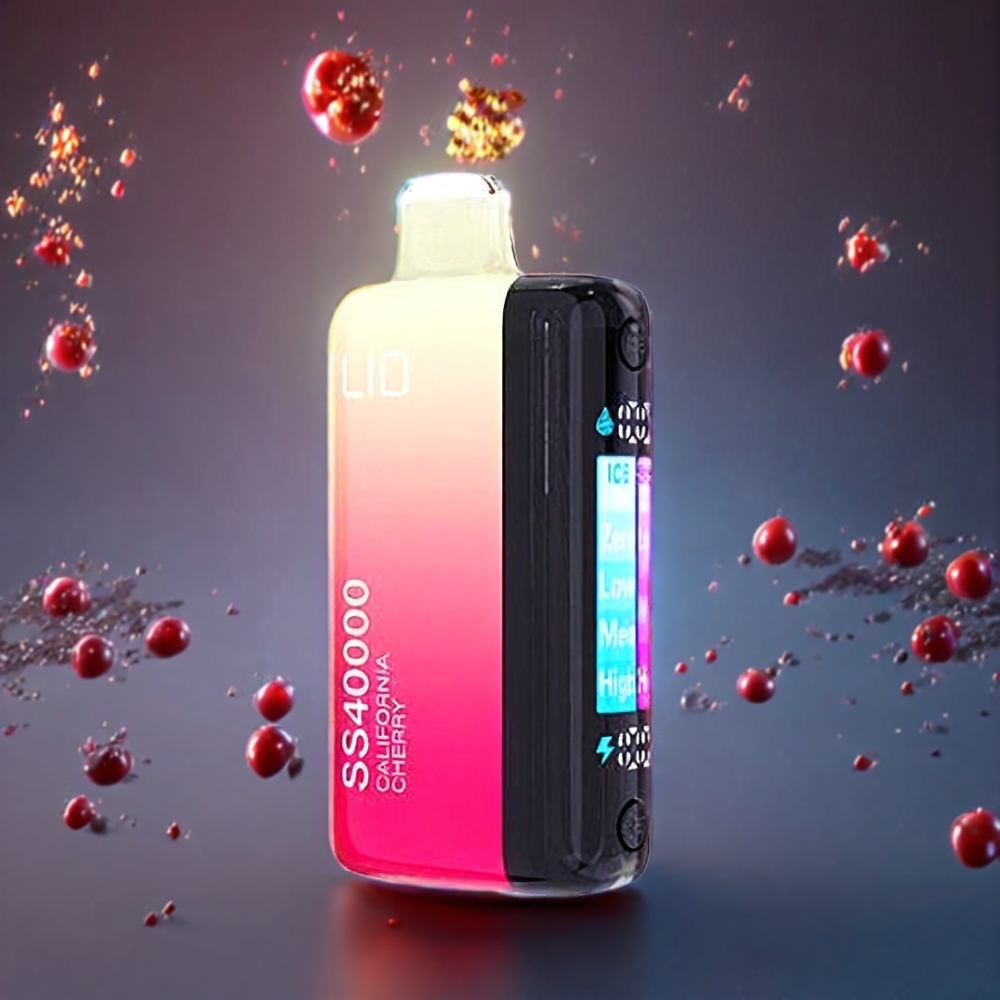 IJOY LIO SS40000 Disposable Vape – 22ML | 40000 Puffs | Adjustable Airflow | Australia Wholesale (California Cherry)