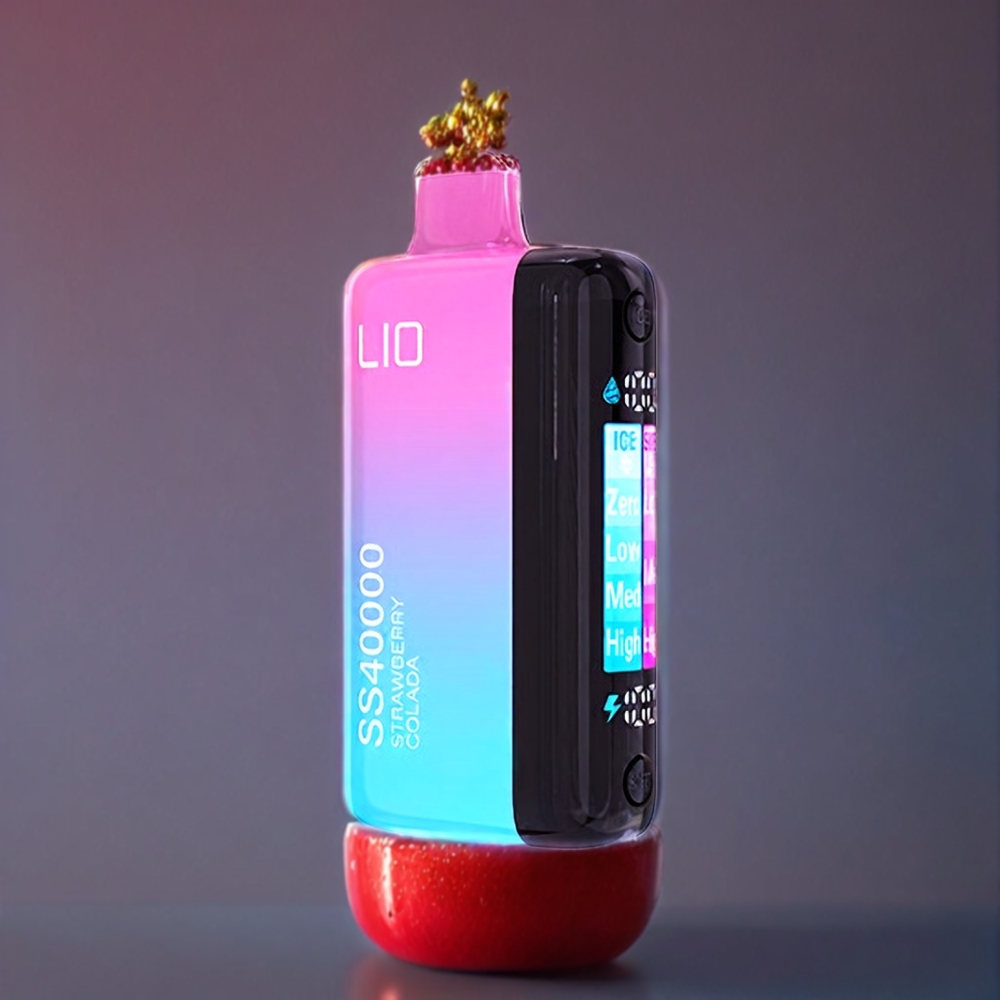 IJOY LIO SS40000 Disposable Vape – 40000 Puffs, 22ML, 1100mAh, Adjustable Airflow (Australia Wholesale) – Strawberry Colada