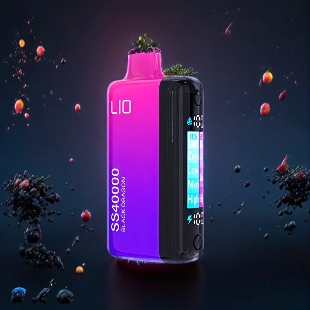 IJOY LIO SS40000 Disposable Vape – 40000 Puffs, 22ML, 1100mAh (Australia Wholesale) Black Dragon