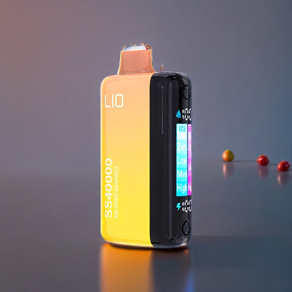 IJOY LIO SS40000 Disposable Vape – 40000 Puffs, 22ML, Dual Mesh Coil – Australia Wholesale (Mexico Mango)
