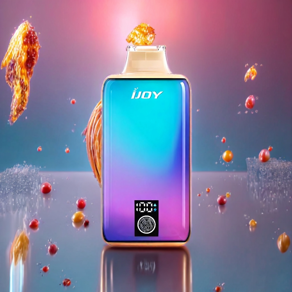 Australia Wholesale IJOY LUNA 20000 Puffs Disposable Vape – 20ML Peach Ice, 0.5Ω Dual Mesh, 30W Max, Type-C Charging