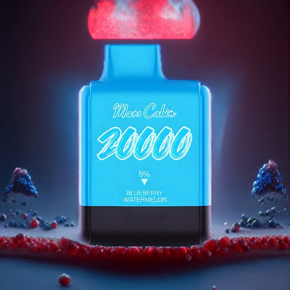 IJOY Mars Cabin 20000 Puffs Disposable Vape – 20ML 50mg, Dual Mesh Coil, Australia Wholesale (Blueberry Watermelon)