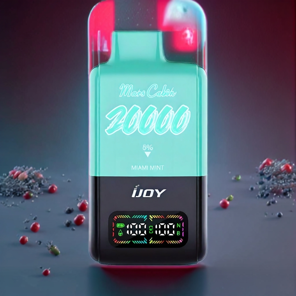 IJOY Mars Cabin 20000 Puffs Disposable Vape – 20ML Dual Mesh 0.5Ω, Miami Mint | Australia Wholesale