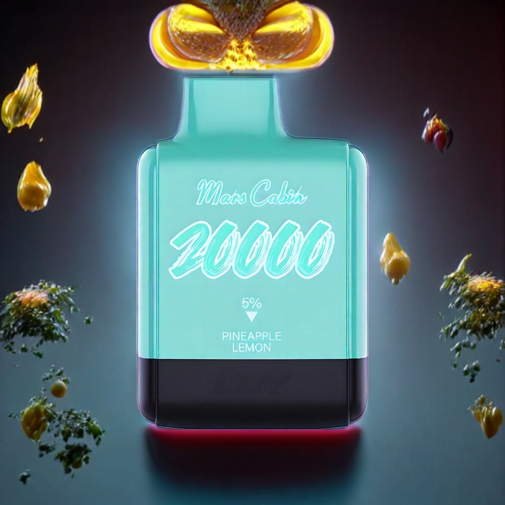 IJOY Mars Cabin 20000 Puffs Disposable Vape - 20ML E-liquid, 0.5惟 Dual Mesh Coil, Type-C Charging - Australia Wholesale (Pineapple Lemon)