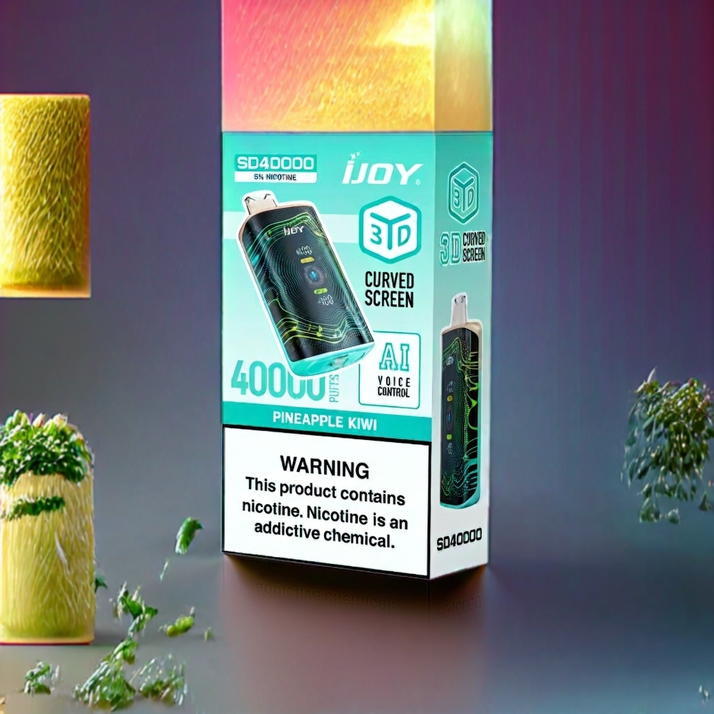 Australia Wholesale IJOY SD 40000 Puffs Disposable Vape – 20ML, 750mAh, Type-C, Adjustable Power (Pineapple Kiwi)
