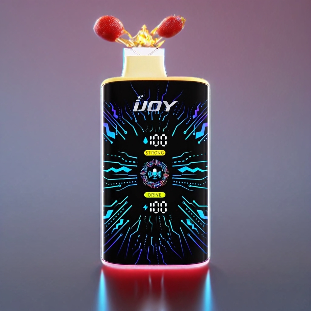 Australia Wholesale IJOY SD 40000 Puffs Disposable Vape - 20ML Dual Mesh Coil, Adjustable Power & Airflow (Strawberry Banana)