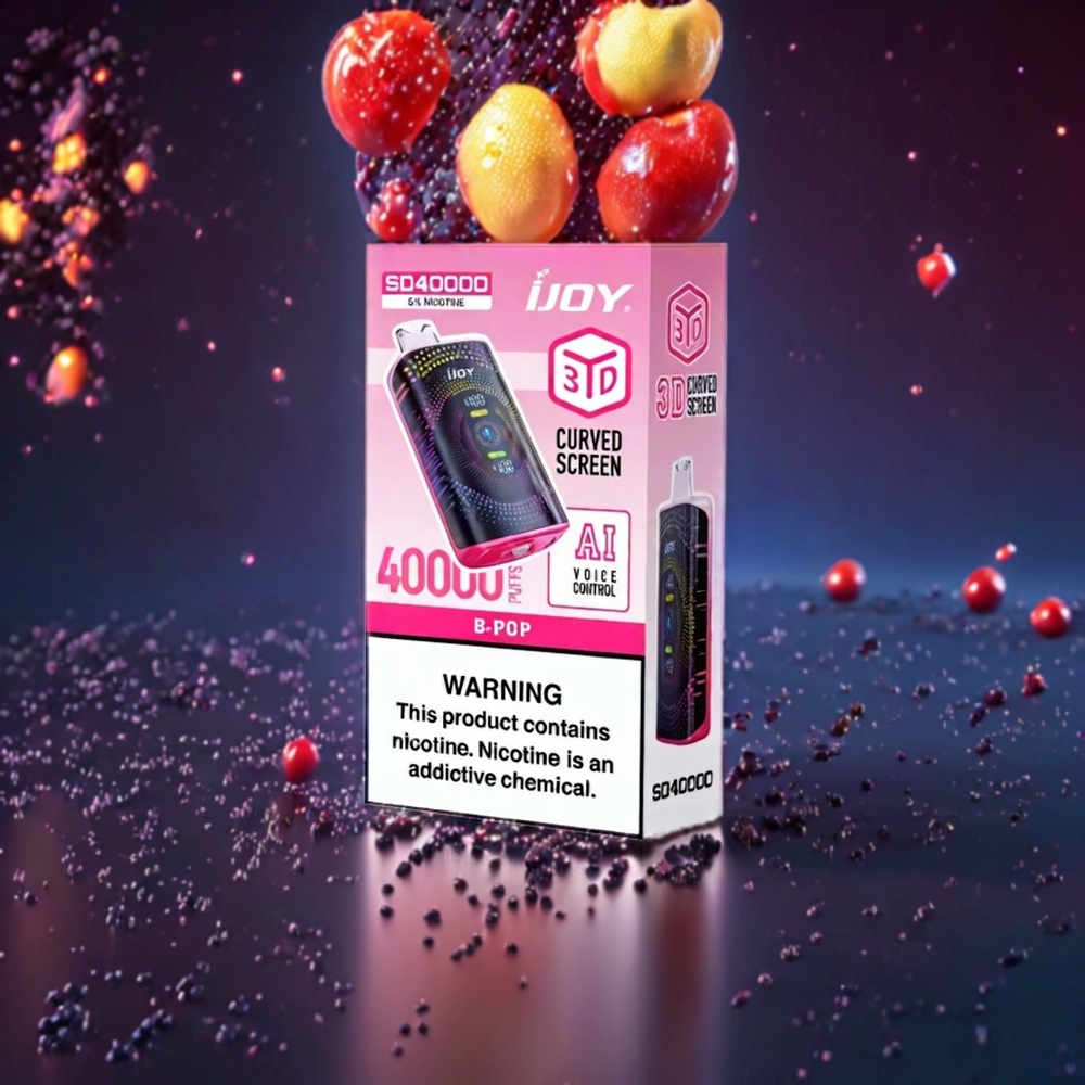 IJOY SD 40000 Puffs Disposable Vape (20ML, Dual Mesh Coil, Type-C) - Australia Wholesale B Pop