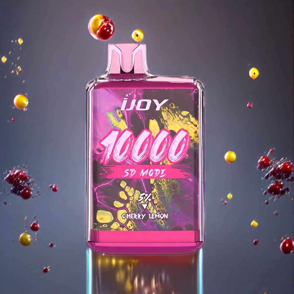 Australia Wholesale IJOY SD10000 Disposable Vape – 20ml/10000 Puffs, 5% Nicotine, Cherry Lemon Flavor