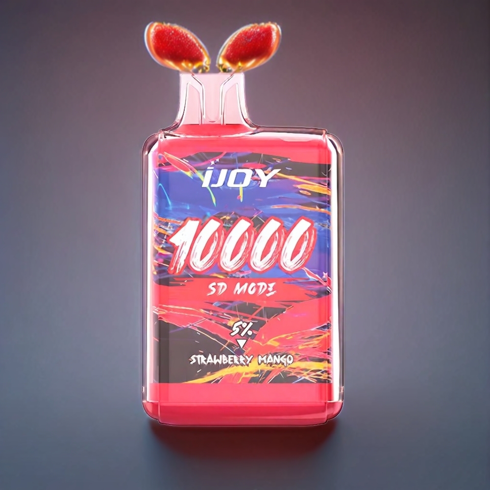 IJOY SD10000 Disposable Vape – 10000 Puffs, 20ml Prefilled, 5% Nicotine (Strawberry Mango) | Australia Wholesale