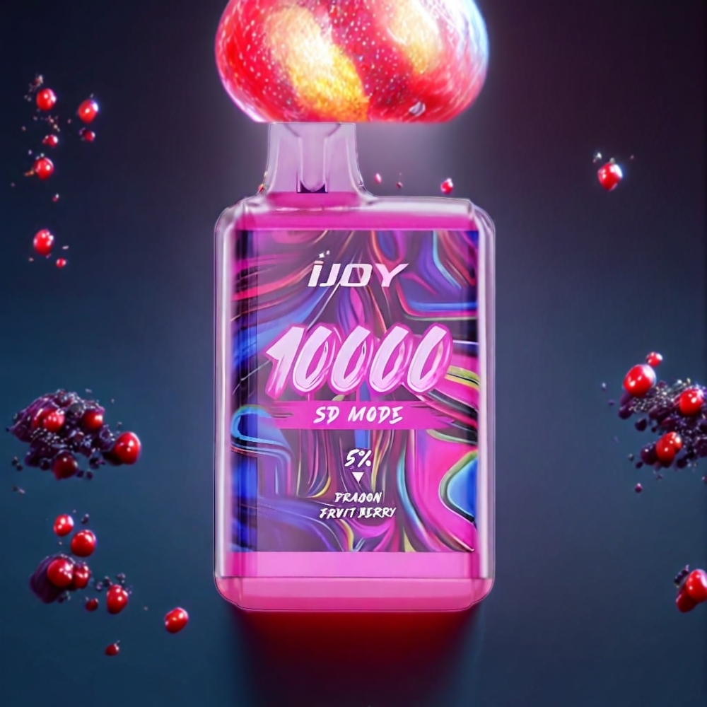 IJOY SD10000 Disposable Vape – Australia Wholesale | 10000 Puffs, 20ml Dragon Fruit Berry
