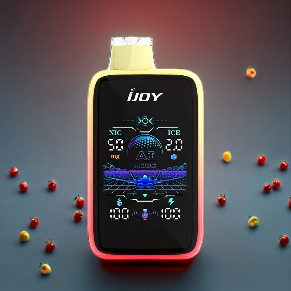 Australia Wholesale IJOY Uranus Mate 40000 Puffs Disposable Vape – Dual Mesh Coil, Adjustable Airflow, ICE Control (Strawberry Mango)
