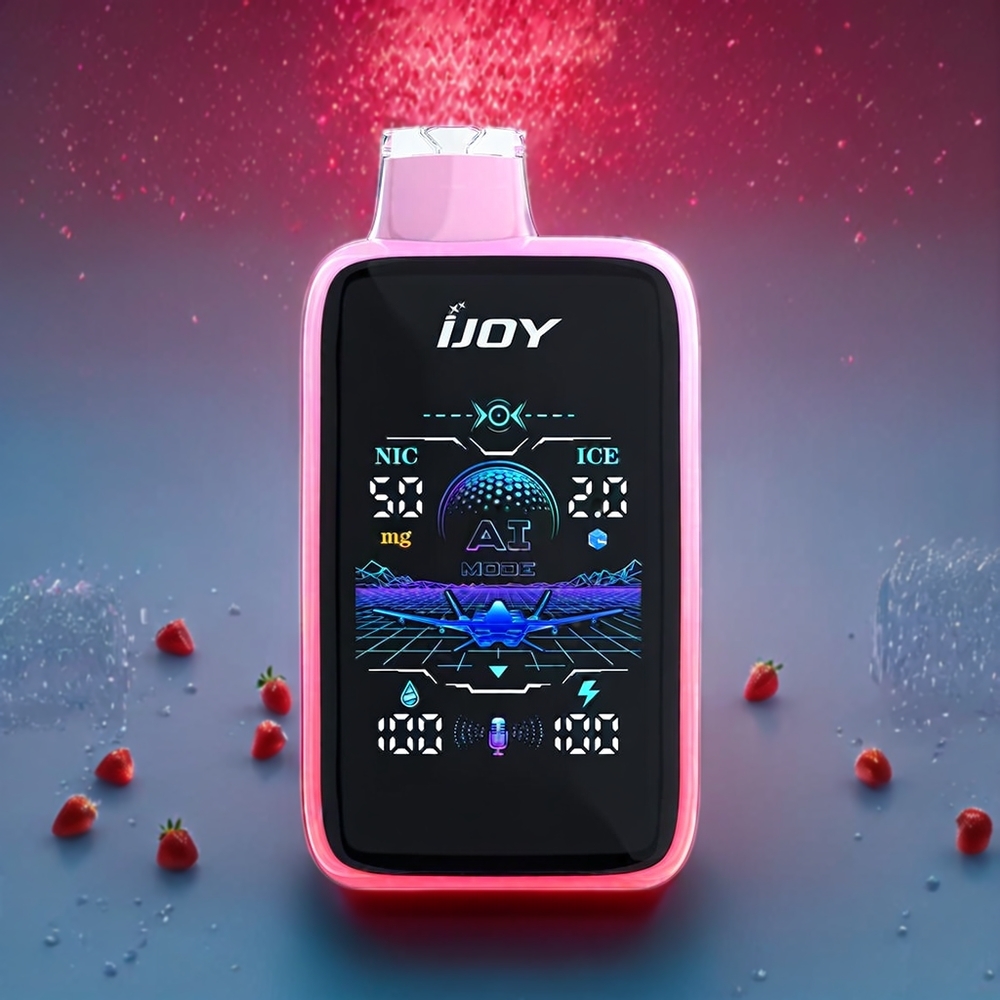 IJOY Uranus Mate 40000 Puffs Disposable Vape – 20ML E-Liquid, 1100mAh Battery, Adjustable Airflow (Strawberry Ice) | Australia Wholesale