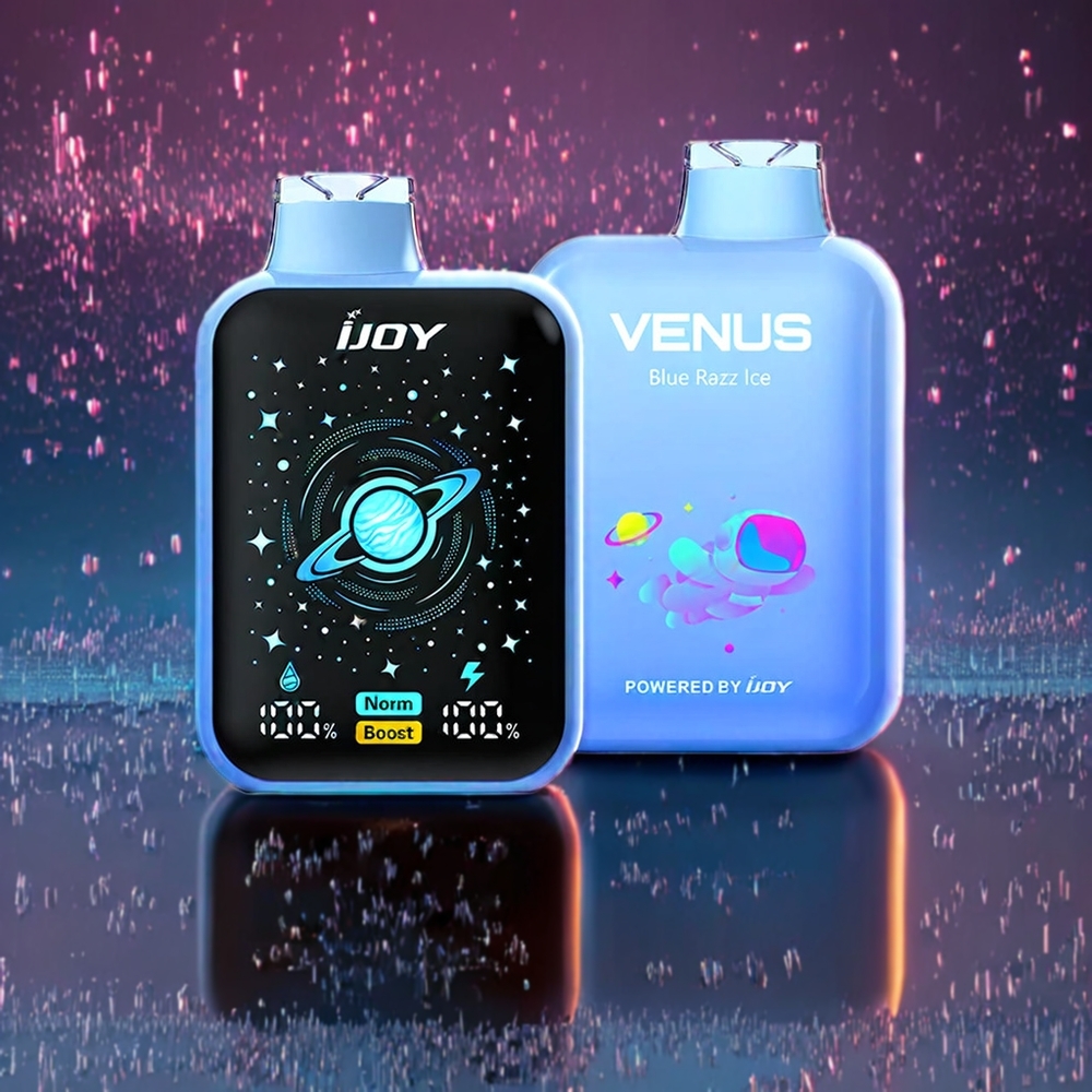 IJOY VENUS 25000 Puffs Disposable Vape – 20ML E-Liquid, 900mAh Battery, Adjustable Airflow – Blue Razz Ice (Australia Wholesale)