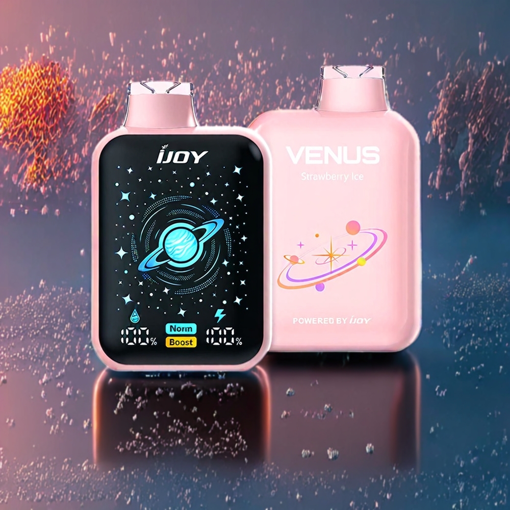 IJOY VENUS 25000 Puffs Disposable Vape – 20ML E-liquid, 900mAh Battery, Dual Mesh Coil | Australia Wholesale (Strawberry Ice)