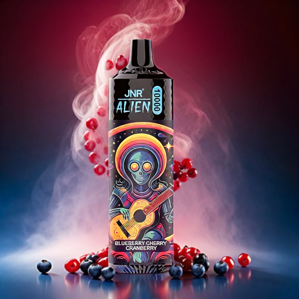 JNR Alien 10000 Puffs Vape - Blueberry Cherry Cranberry