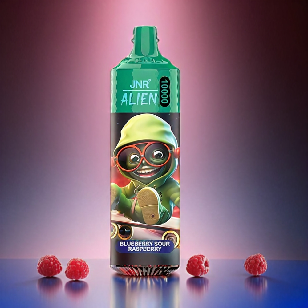 JNR Alien 10000 Puffs Vape - Blueberry Sour Raspberry